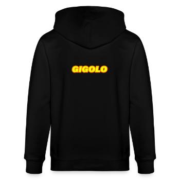 Gigolo - Stanley/Stella CULTIVATOR  Unisex Organic Hooded Jacket - black - Back - Anna (173cm)