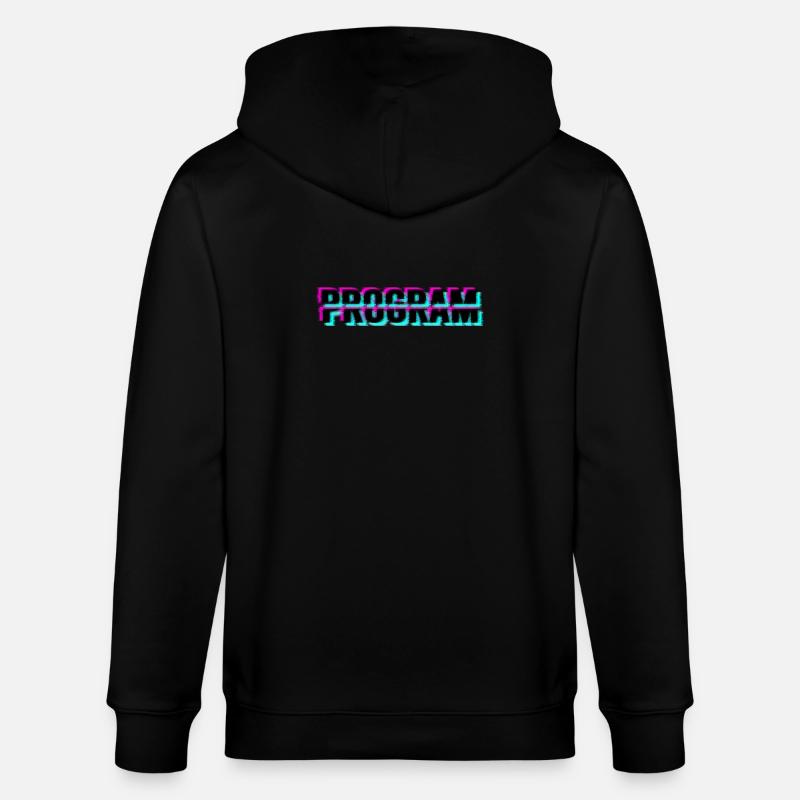 Computerprogramm - Stanley/Stella Unisex Bio-Kapuzenjacke CULTIVATOR - Schwarz