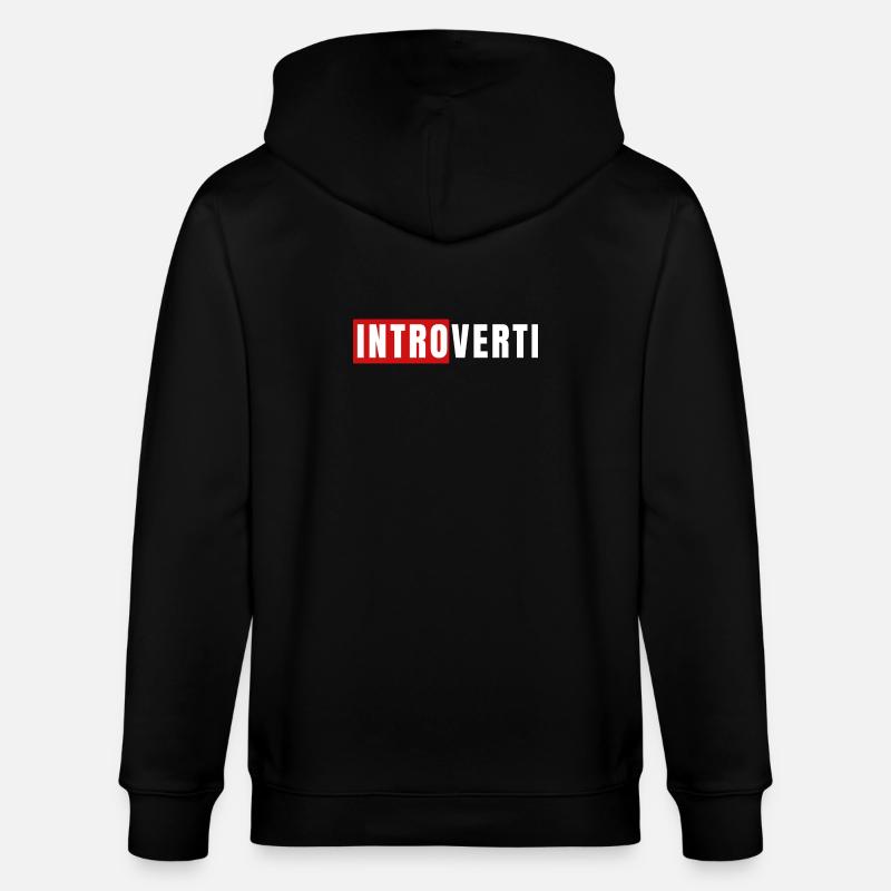 Introvertierter - Stanley/Stella Unisex Bio-Kapuzenjacke CULTIVATOR  - Schwarz