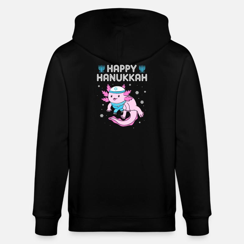 Hanoukka Hanoukka Hanoukka - Veste à capuche bio CULTIVATOR Stanley/Stella Unisexe - noir