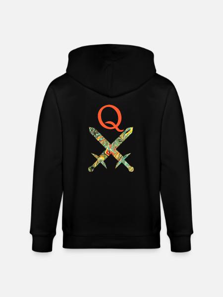 épées croisées e 200 q - Veste à capuche bio CULTIVATOR Stanley/Stella Unisexe - noir