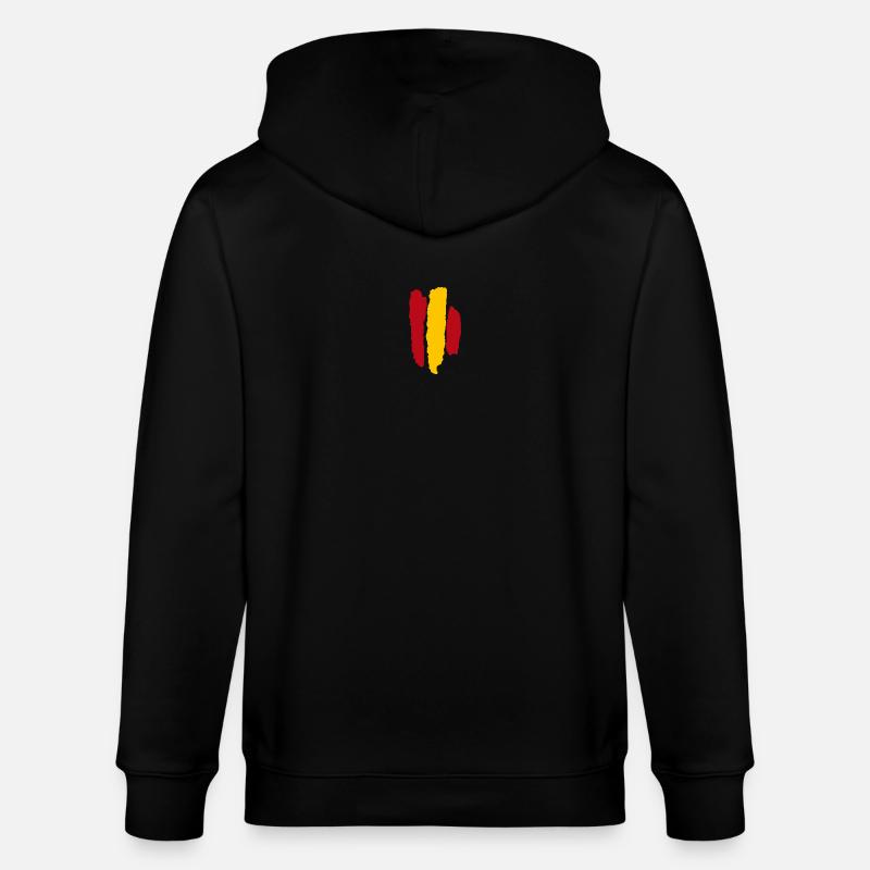 drapeau Espagne - Veste à capuche bio CULTIVATOR Stanley/Stella Unisexe - noir