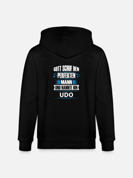 UDO - Stanley/Stella Unisex Bio-Kapuzenjacke CULTIVATOR - Schwarz