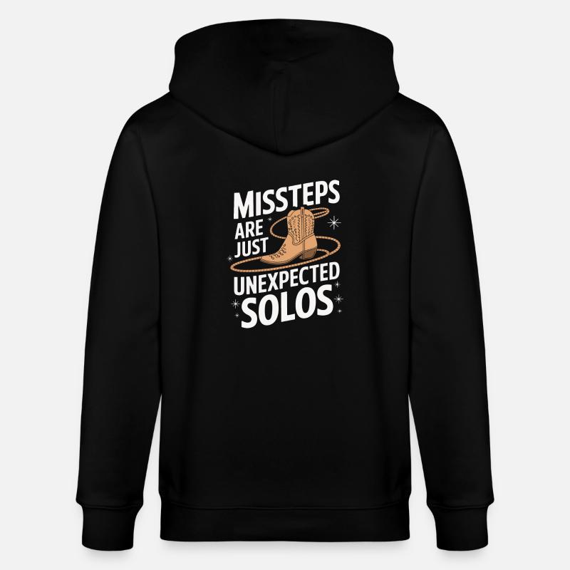 Line Dancing Dancing Dancers - Stanley/Stella CULTIVATOR  Unisex Organic Hooded Jacket - black
