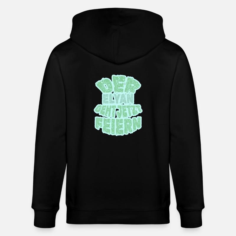 Cadeau pour Elyan - Veste à capuche bio CULTIVATOR Stanley/Stella Unisexe - noir
