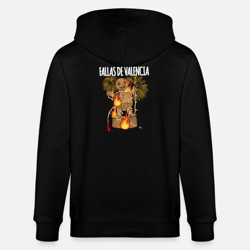 Fallas De Valencia Falla - Stanley/Stella CULTIVATOR  Unisex Organic Hooded Jacket - black