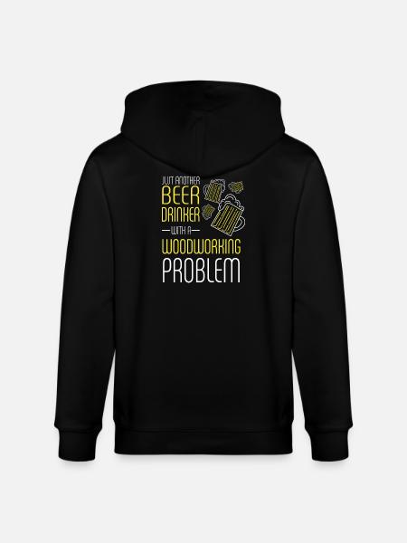 Beer Drinker With Woodworking Problem - Stanley/Stella Unisex Bio-Kapuzenjacke CULTIVATOR  - Schwarz