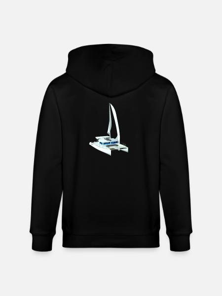 Katamaran 3D - Stanley/Stella Unisex Bio-Kapuzenjacke CULTIVATOR - Schwarz