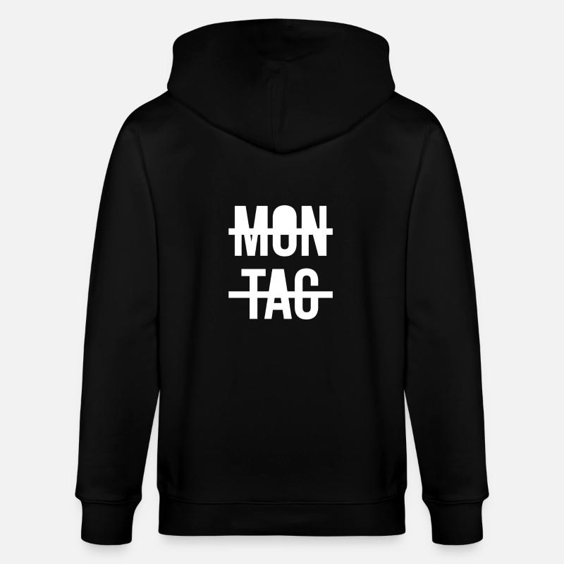 lundi - Veste à capuche bio CULTIVATOR Stanley/Stella Unisexe - noir