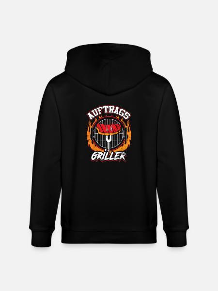 Auftrags-Griller - Stanley/Stella Unisex Bio-Kapuzenjacke CULTIVATOR  - Schwarz