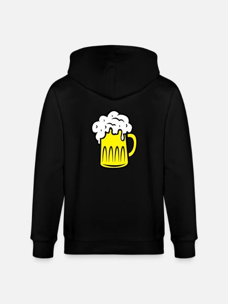 Bière 002 - Veste à capuche bio CULTIVATOR Stanley/Stella Unisexe - noir