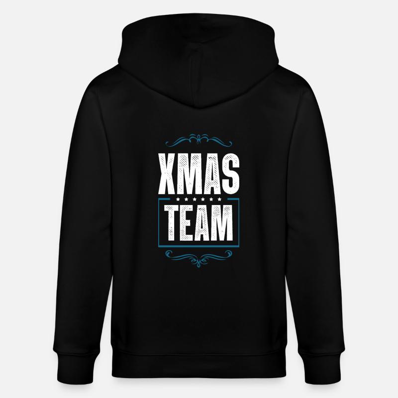 L’équipe de Noël - Veste à capuche bio CULTIVATOR Stanley/Stella Unisexe - noir