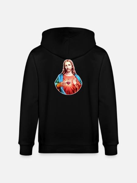 Jesus Kristus | Jesus Kristus | Jul jul - Stanley/Stella økologisk unisex-hættejakke CULTIVATOR  - sort