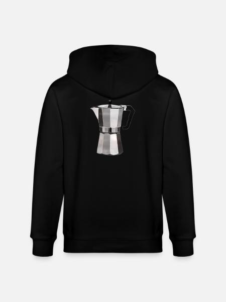 Espresso - Veste à capuche bio CULTIVATOR Stanley/Stella Unisexe - noir