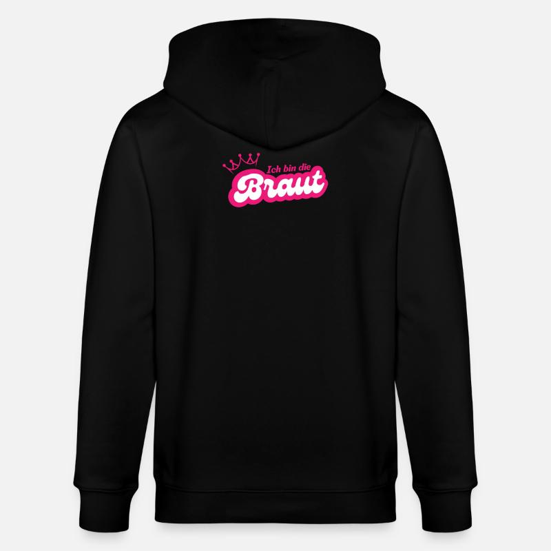 Je suis la mariée - Veste à capuche bio CULTIVATOR Stanley/Stella Unisexe - noir