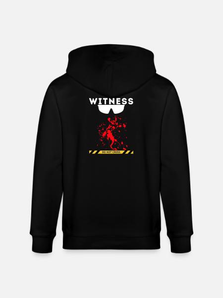 Témoin - Veste à capuche bio CULTIVATOR Stanley/Stella Unisexe - noir