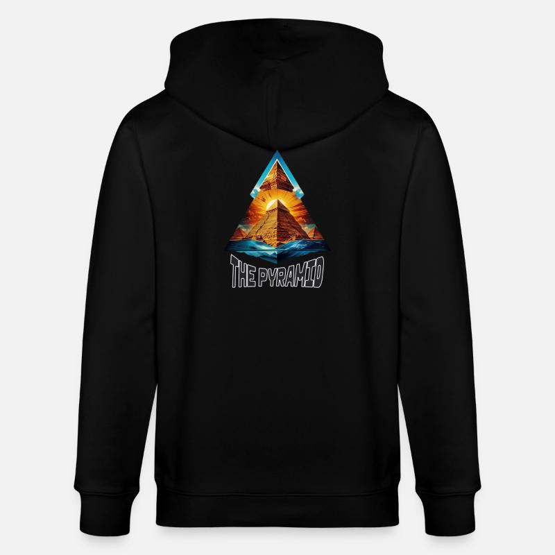 Die Pyramide - Stanley/Stella Unisex Bio-Kapuzenjacke CULTIVATOR  - Schwarz