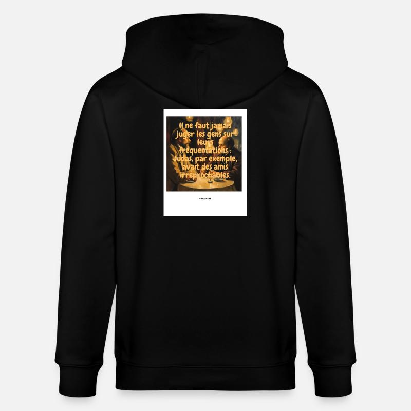 Richter - Stanley/Stella Unisex Bio-Kapuzenjacke CULTIVATOR  - Schwarz
