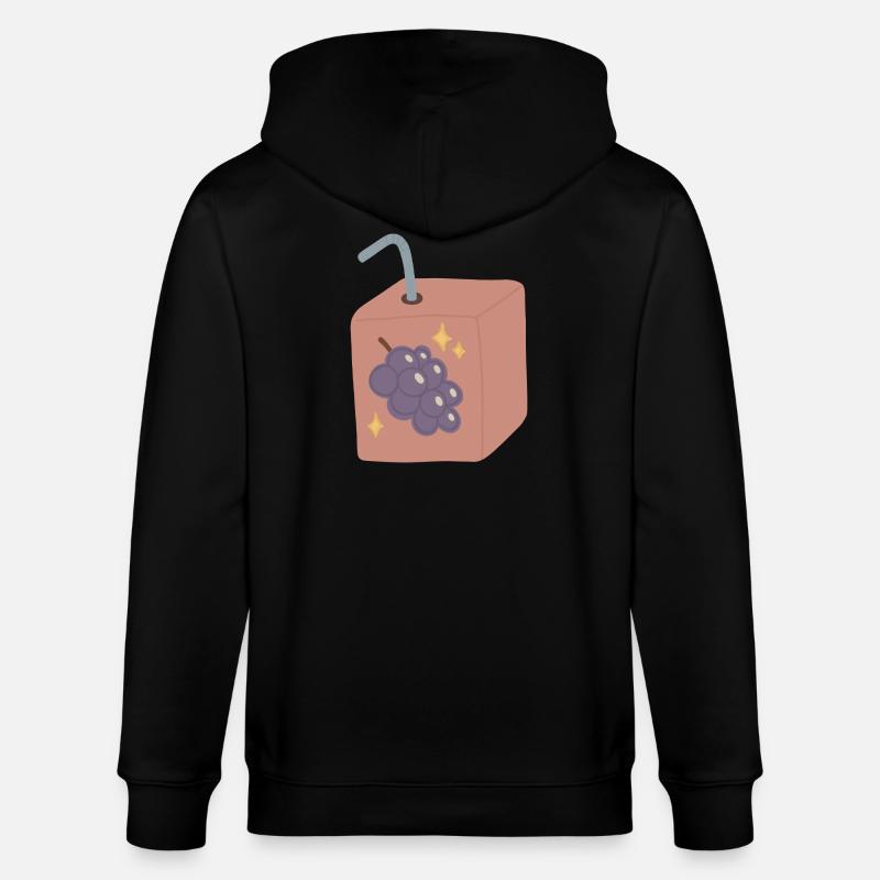 Conception de boîte de jus de raisin - Veste à capuche bio CULTIVATOR Stanley/Stella Unisexe - noir