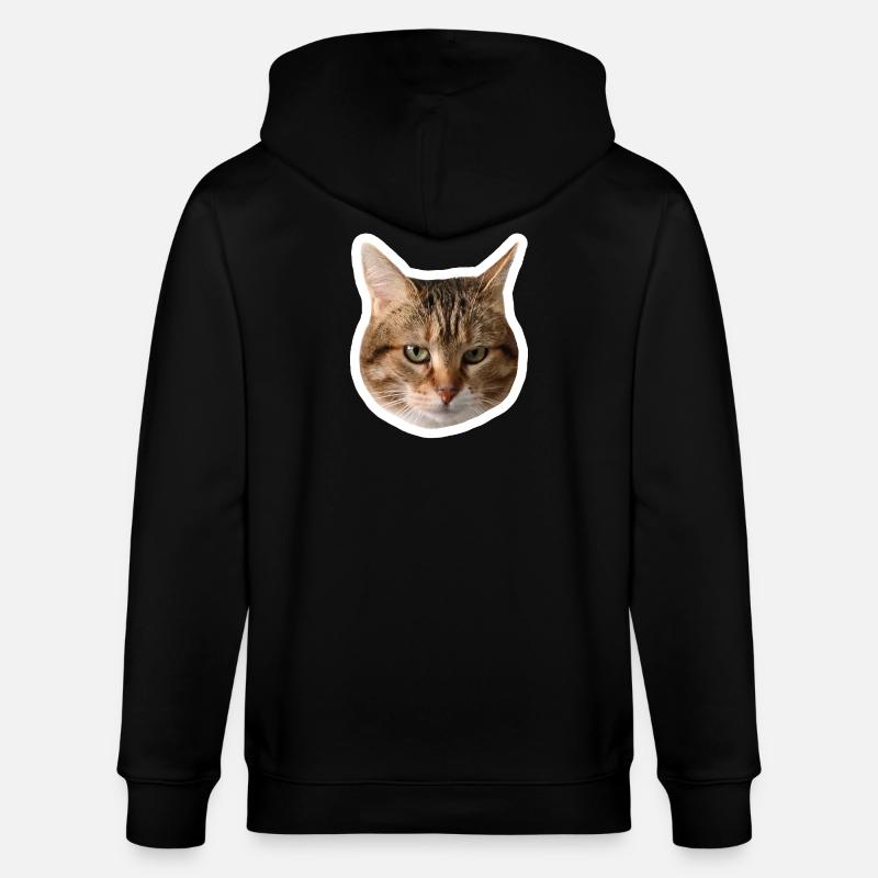 Missty Sad Decal - Stanley/Stella Unisex Bio-Kapuzenjacke CULTIVATOR  - Schwarz