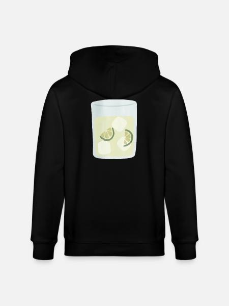 Moskauer Maultier im Aquarellstil - Stanley/Stella Unisex Bio-Kapuzenjacke CULTIVATOR - Schwarz