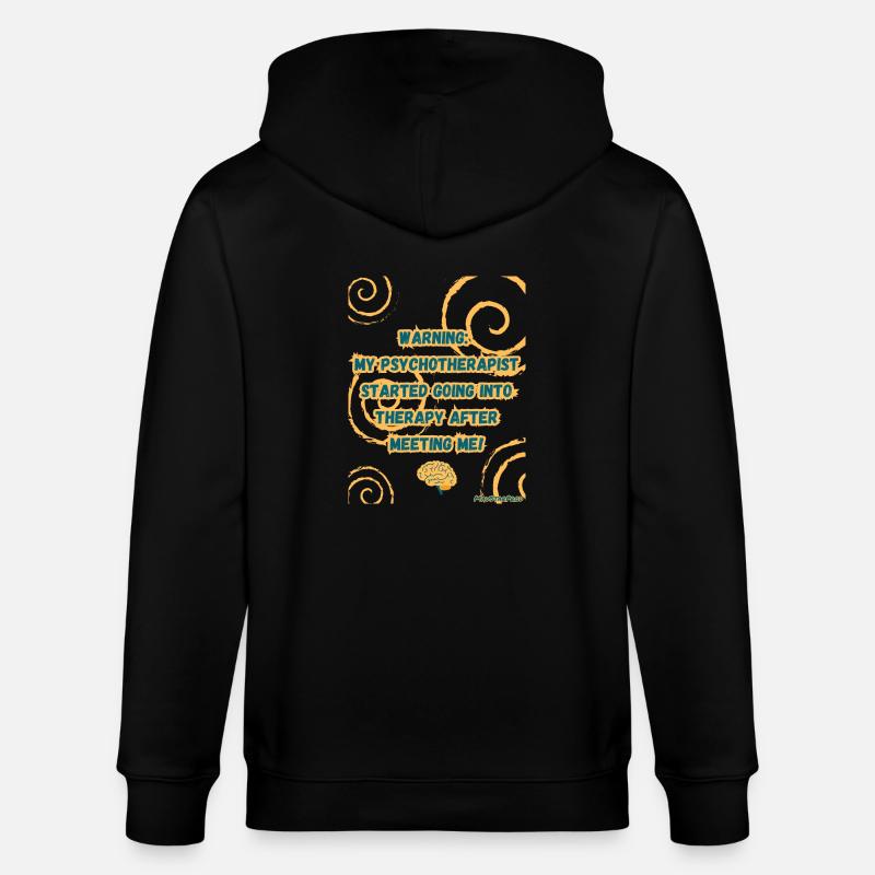 Moi et mon analyste - Veste à capuche bio CULTIVATOR Stanley/Stella Unisexe - noir