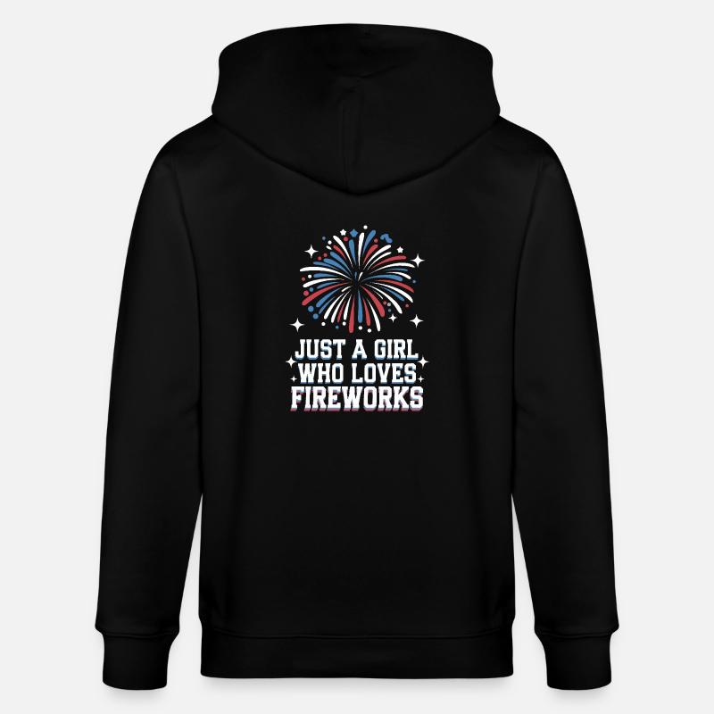 Pyrotechnie Feux d’artifice Pyrotechnie - Veste à capuche bio CULTIVATOR Stanley/Stella Unisexe - noir