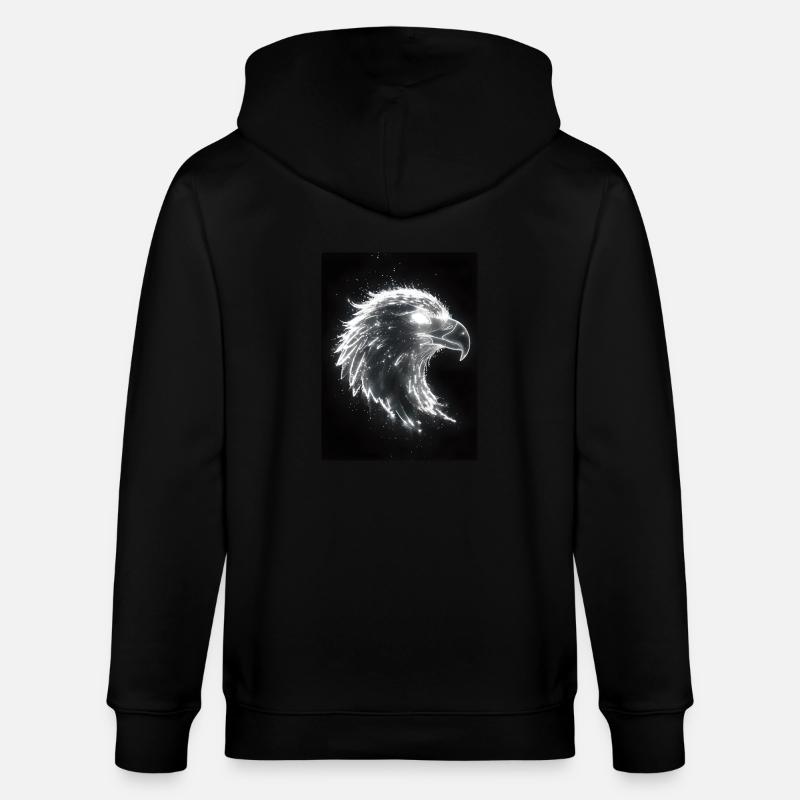 Eagle Silhouette Light Gift - Veste à capuche bio CULTIVATOR Stanley/Stella Unisexe - noir