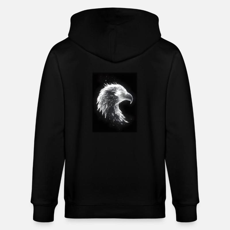 Cadeau Eagle Neon Glow - Veste à capuche bio CULTIVATOR Stanley/Stella Unisexe - noir