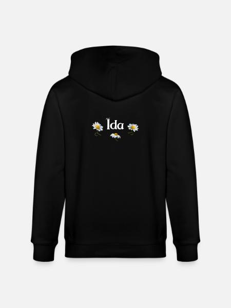 Ida Birthday Ida - Stanley/Stella CULTIVATOR Unisex Organic Hooded Jacket - black