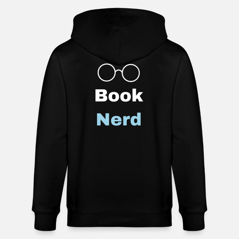 Buch-Nerd - Stanley/Stella Unisex Bio-Kapuzenjacke CULTIVATOR  - Schwarz