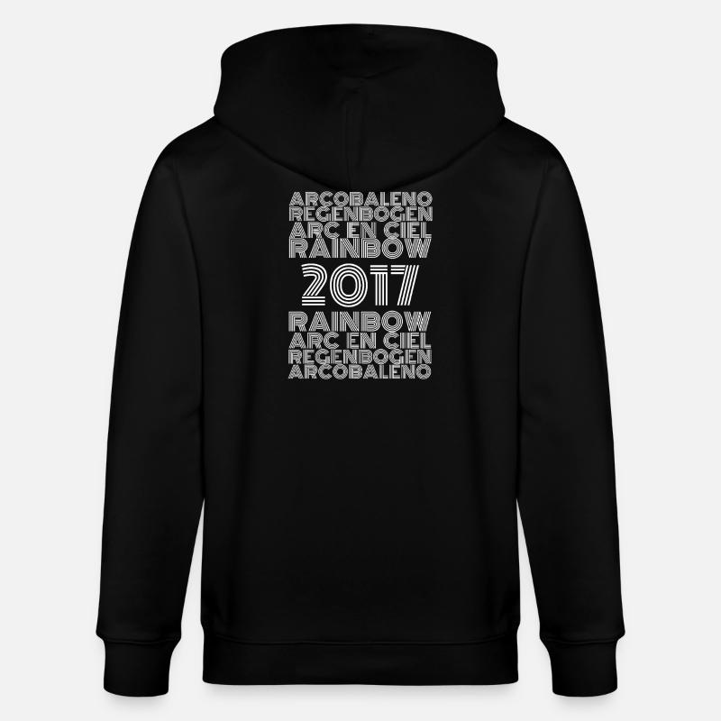 Regenbogen 2017 - Stanley/Stella Unisex Bio-Kapuzenjacke CULTIVATOR  - Schwarz