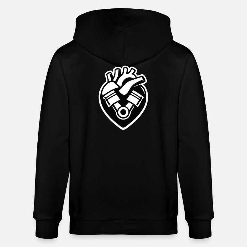 De l’essence dans le sang - Veste à capuche bio CULTIVATOR Stanley/Stella Unisexe - noir