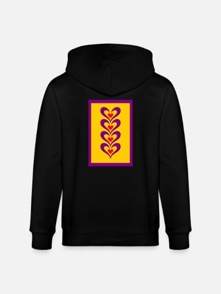 Need More Love - Stanley/Stella CULTIVATOR  Unisex Organic Hooded Jacket - black