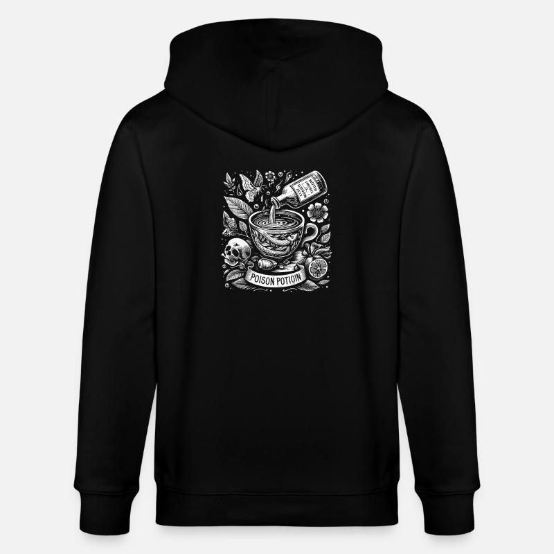 Fiole Poison 3 - Veste à capuche bio CULTIVATOR Stanley/Stella Unisexe - noir