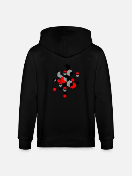 cubist - Stanley/Stella CULTIVATOR Unisex Organic Hooded Jacket - black