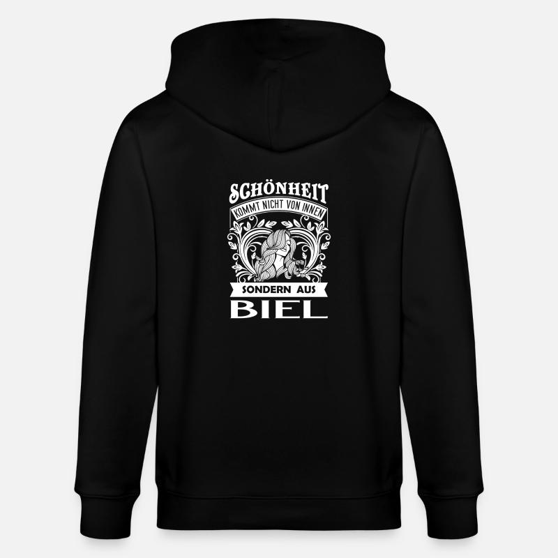 Beauté vient de Biel/Bienne - CH - Veste à capuche bio CULTIVATOR Stanley/Stella Unisexe - noir