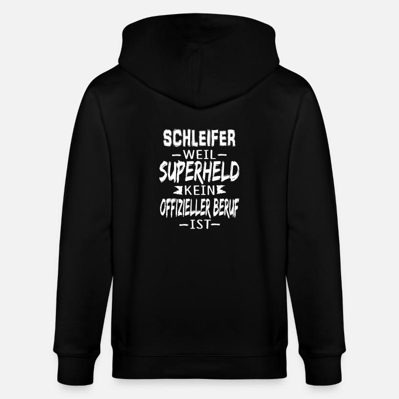 SCHLEIFER - Stanley/Stella Unisex Bio-Kapuzenjacke CULTIVATOR  - Schwarz