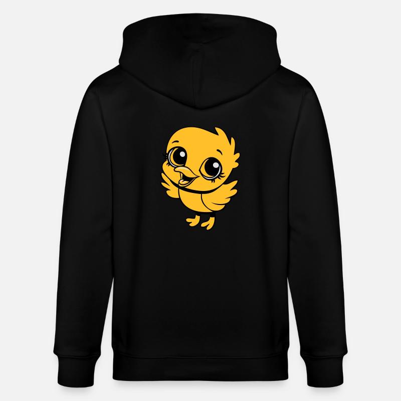 chiches lunettes Drôle Cool - Veste à capuche bio CULTIVATOR Stanley/Stella Unisexe - noir