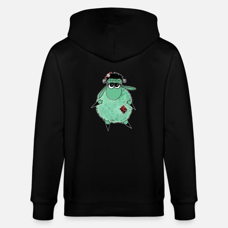 Wolly Sheepling Halloween Monster - Stanley/Stella Unisex Bio-Kapuzenjacke CULTIVATOR  - Schwarz