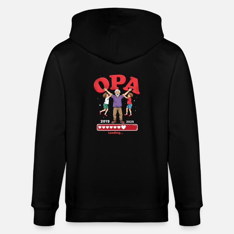 Opa Loading - 2019/2015 - Stanley/Stella Unisex Bio-Kapuzenjacke CULTIVATOR  - Schwarz
