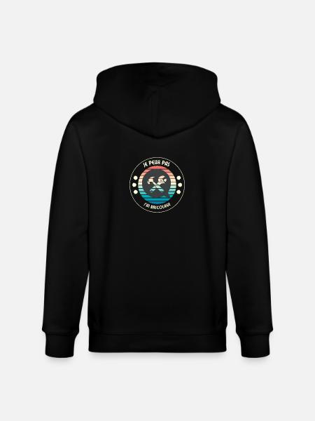 Ich kann nicht DIY - Stanley/Stella Unisex Bio-Kapuzenjacke CULTIVATOR  - Schwarz