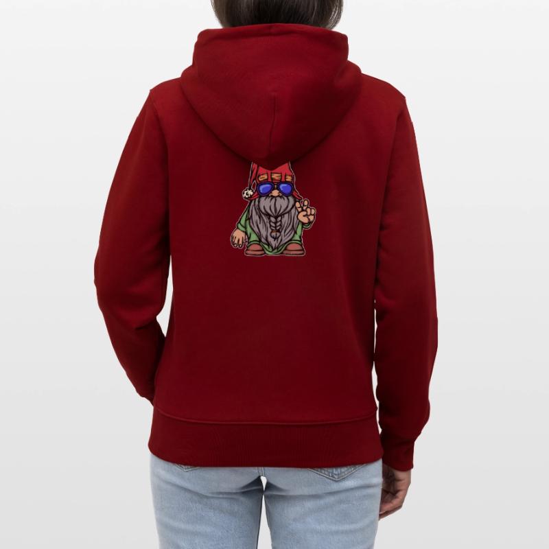 Bartfrisur Bart Bartwuchs Männlichkeit Bartträger Stanley/Stella Unisex Bio-Kapuzenjacke CULTIVATOR 