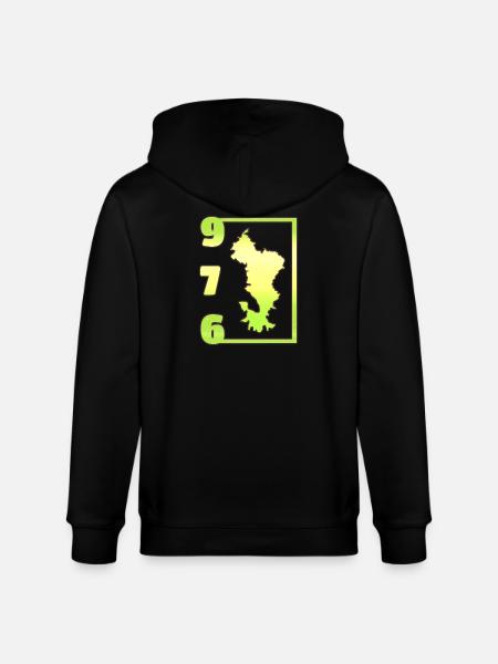 T SHIRT 976 MAYOTTE - Stanley/Stella CULTIVATOR Unisex Organic Hooded Jacket - black