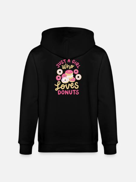 Donuts Donut-Liebhaber - Stanley/Stella Unisex Bio-Kapuzenjacke CULTIVATOR  - Schwarz