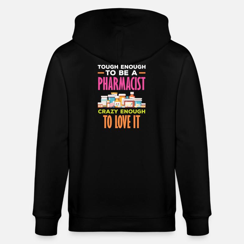 Apotheker Pharmazeutisch-technischer - Stanley/Stella Unisex Bio-Kapuzenjacke CULTIVATOR  - Schwarz