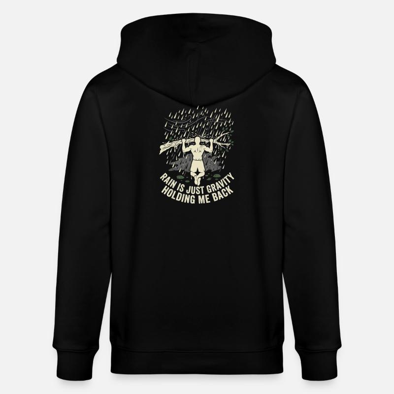 Calisthenics Gravity - Stanley/Stella Unisex Bio-Kapuzenjacke CULTIVATOR  - Schwarz