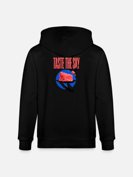 Taste the Sky – Wolkenkuchen - Stanley/Stella Unisex Bio-Kapuzenjacke CULTIVATOR - Schwarz