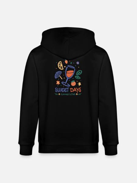 Spritzer Été - Veste à capuche bio CULTIVATOR Stanley/Stella Unisexe - noir