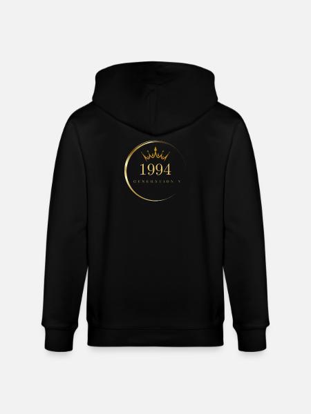 Génération Y construite en 1994 - Veste à capuche bio CULTIVATOR Stanley/Stella Unisexe - noir